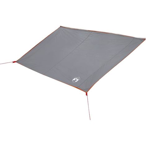 vidaXL Caravan Awning -Person 240 x 300 cm Grey and Orange Taffeta