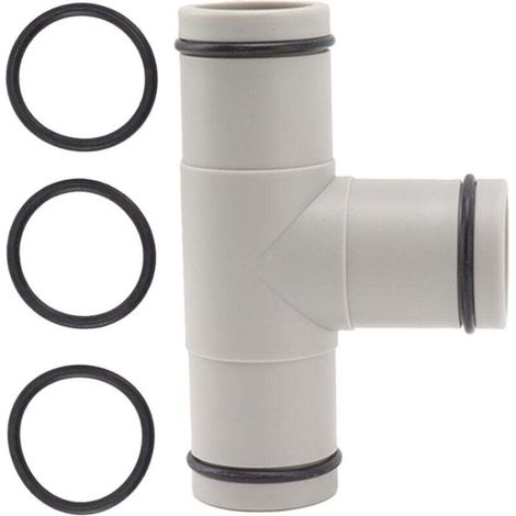 1.25 inch Hose T-Shaped Piston Valve Plastic Double Slot for Above Ground Pool MUMU (1/4)