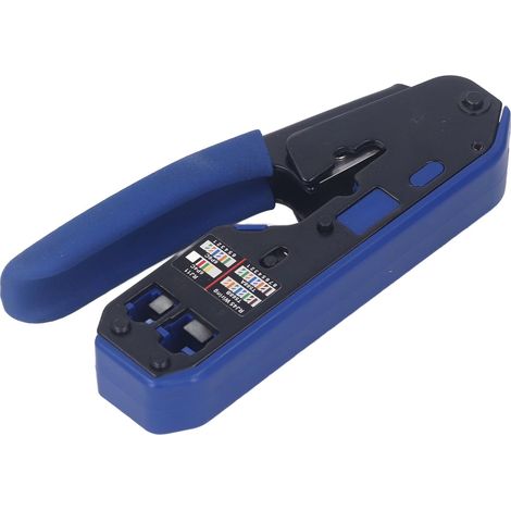 RJ45-Crimpwerkzeug-Set mit Abisolierwerkzeug für Cat5-, Cat5e- und Cat6-Steckverbinder (1/5)