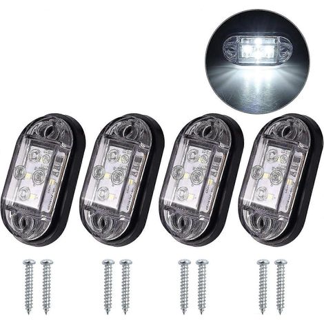 4x4leds feux latraux clairage arrière avant feux de gabarit led tanche feux de position 12v 24v unive (1/5)