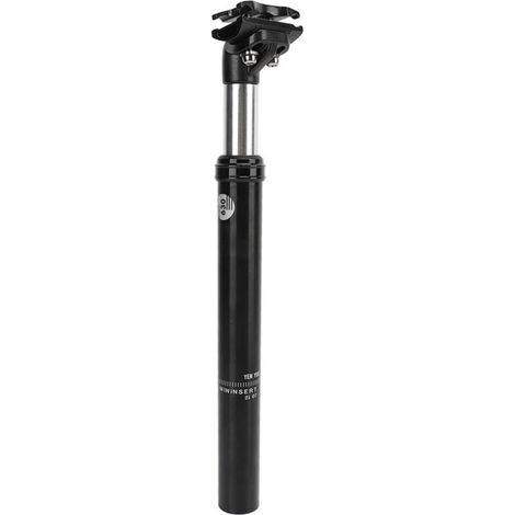Tige de selle suspendue pour vélo, amortisseur à pression d'huile KSP630, aluminium 31.6x350mm noir (1/5)