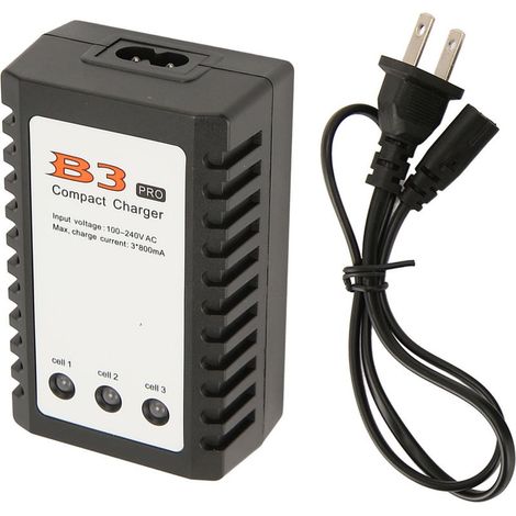 Chargeur de batterie LiPo 2S 3S 7.4V 11.1V pour drone RC et avion télécommandé - Prise US 100-240V (1/5)