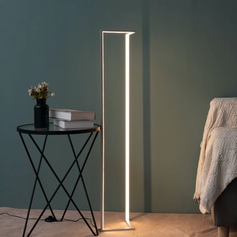 Design LED-Stehleuchte  117 cm eckig- Tivoli
