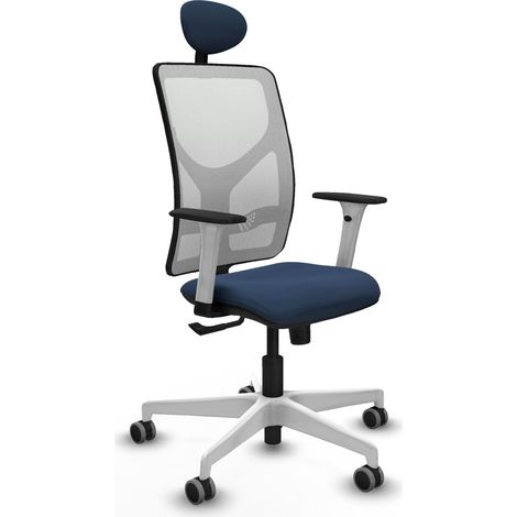 Sedia da ufficio piqueras y crespo Motilla blu navy similpelle (1/2)
