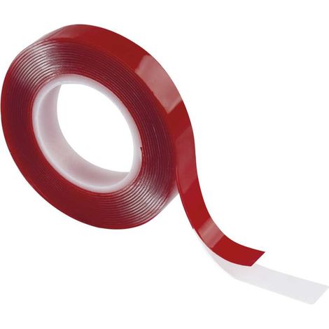 Emos F6060 doppelseitiges Acrylklebeband 12 mm x 3 m farblos 1 Stück. (1/5)