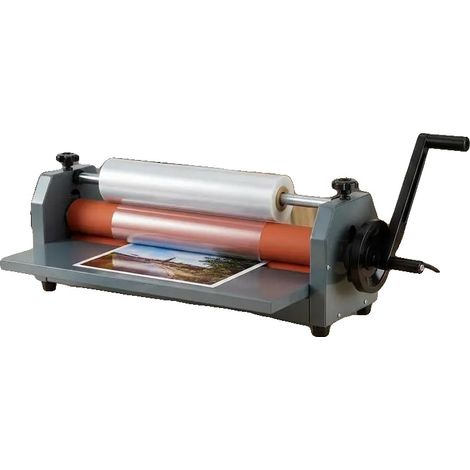 Laminatrice a freddo, larghezza 650 mm, funzionamento manuale, rossa (1/2)