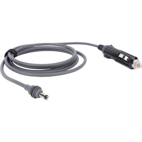 Câble d'alimentation de voiture pour Mini plat IP68, étanche à la pluie, prise allume-cigare 12-24V vers cordon d'alimentation cc 500cm/16,4 pieds (1/5)