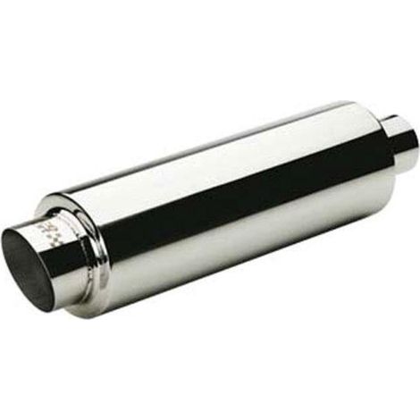 Silencieux Echappement Universel sortie ronde - Inox - D60mm