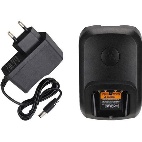 Chargeur Talkie-Walkie - 100-240 V - Prise UE - Compatible Motorola XIR P8268 DP4400 DP4800 DP4801 DEP550 - 1 Pièce (1/5)