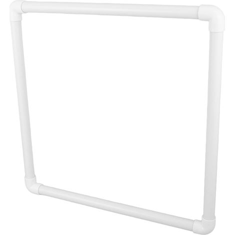 Barrière Flottante pour Aquarium 40X40 CM Blanche, Anneau Carré Anti-Lentilles d'eau, Contrôle des Plantes Flottantes, Anneau d'alimentation pour Poissons, Gestion Bassin et Étang, (1/5)