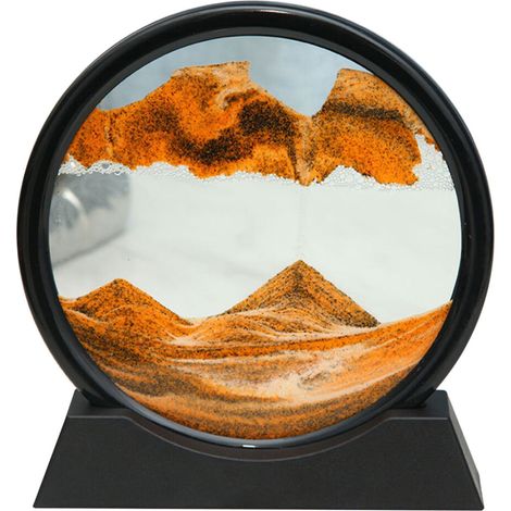 Sablier en verre Rbaofujie – Décoration anti-stress pour le salon/bureau, cadeau d'anniversaire pour homme, disponible en plusieurs couleurs. (1/3)