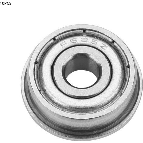 10 Miniatur-Rillenkugellager 5x16x5mm mit Flansch und doppelter Dichtung F625ZZ, 10er-Packung (1/5)
