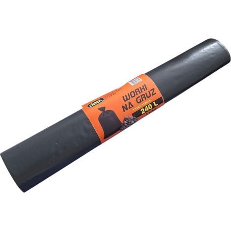 Bauschuttsäcke 240 l, schwarz, 90 x 140 cm, 60 Mikron LD, 5 Stück im Angebot