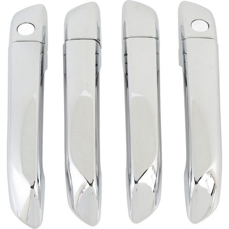 4 sets caches poignée porte extérieure LHD chrome – Anti-impact adhésif remplacement Isuzu D-Max 2021-2024, carrosserie (1/5)