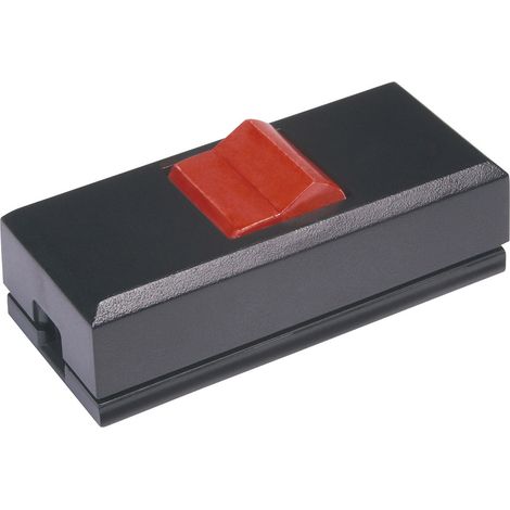 interBär 8075-044.01 Schnurschalter Schwarz, Rot 1 x Aus/Ein 2 A 1 St.