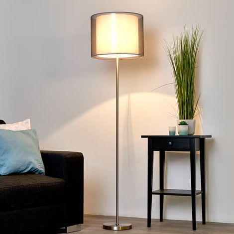 [GEBRAUCHT] B-Ware Lindby Stehleuchte Stehlampe Lampe Leuchte Innenraumleuchte Nica Grau
