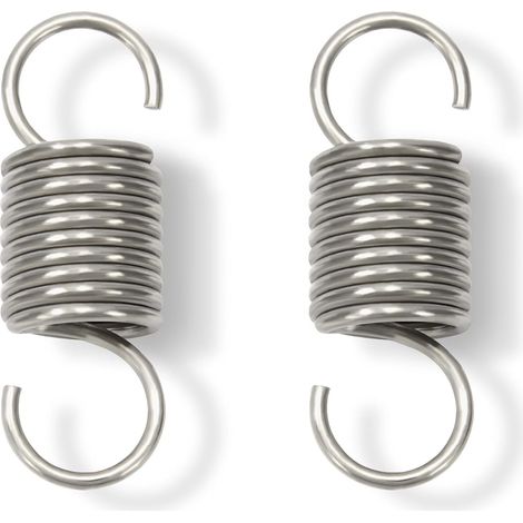 Ressort de Traction 50mm Ressorts de Tension avec Crochets Ressorts en Acier Inoxydable Diamètre du Fil 2mm Diamètre Extérieur 18mm Force 8,3KG 2 Pièces (1/5)