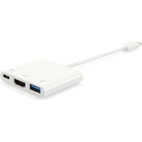 Equip Dock USB-C-HDMI,USB3.0,60WPD 4K30Hz 0.15m ws (133461)