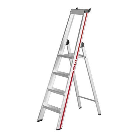 Escabeau 4 marches - Hauteur atteignable 2.91m - 6026/04 (1/5)