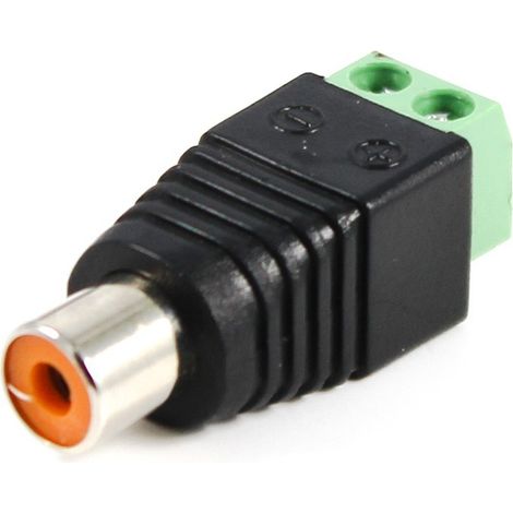 TOMA RCA CON CONECTOR RÁPIDO