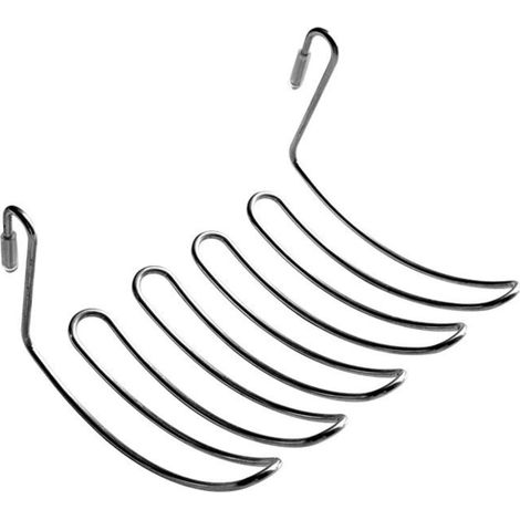 Panier d'évier suspendu en acier inoxydable, organiseur de rangement extensible pour ustensiles de cuisine et vaisselle (1/5)