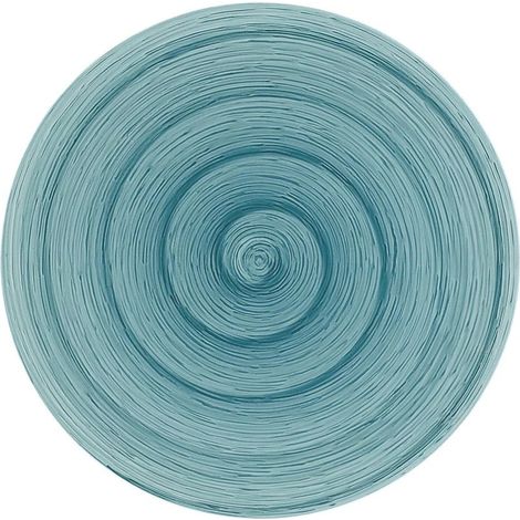 Piatto petrol Memento Table aus handbemalter Keramik Ø 27,5 cm