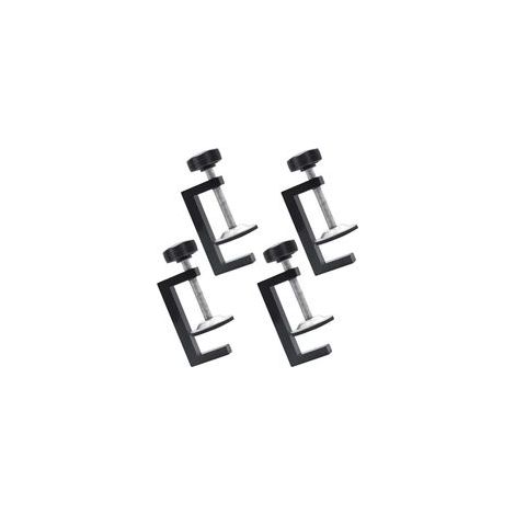 Set mit 4 verstellbaren Edelstahlklemmen 10-57 mm, Tischklemmen für Schubladen, Möbelmontage und Heimwerkerprojekte (1/4)