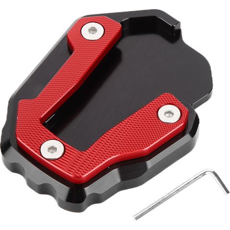 Motorcycle Kickstand Extension Stand Support Plate Aluminium Alloy Replacement for CRF1100L Africa Twin 2019‑2021Red (1/5)