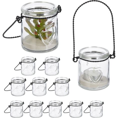 Photophores, Lot de 12, Verres avec Anse, intérieur (1/5)