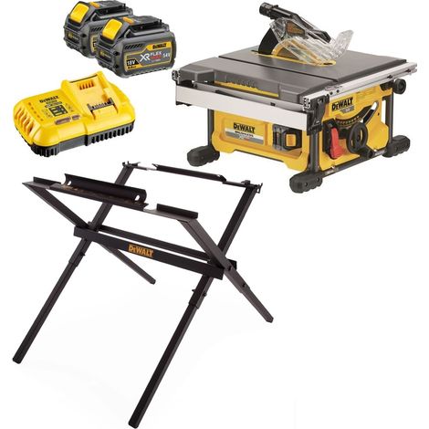 Dewalt DCS7485T2 54v XR FlexVolt Cordless Table Saw 2 x 6.0ah + DE7450 Leg Stand (1/3)