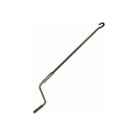 Nice 576.10150 - Stange mit gancio, colore grau RAL7035. L=1500 mm