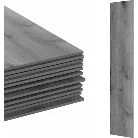Revetement de sol en pvc imitation bois auto adhesif antiderapant et impermeable (1/5)