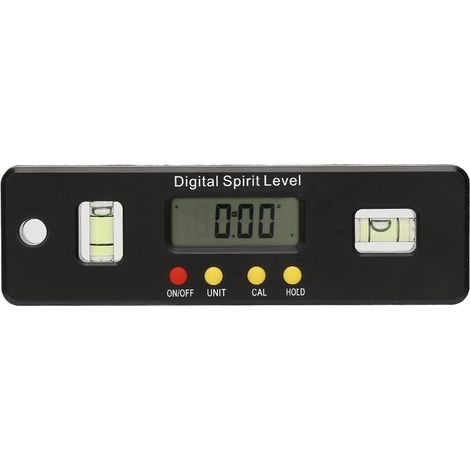 Détecteur d'angle numérique - Mini rapporteur d'angle numérique à 360 degrés Outil d'angle inférieur magnétique pour inclinomètre(150mm) (1/5)