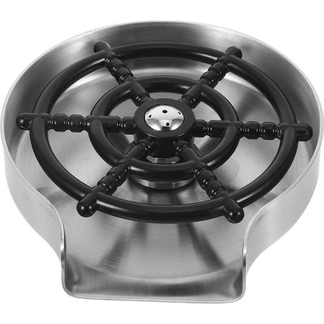 Lave-verres Automatique pour Évier Inox Rinçage Haute Pression pour Tasses Bouteilles et Verres de Voyage Nettoyage Rapide (1/5)