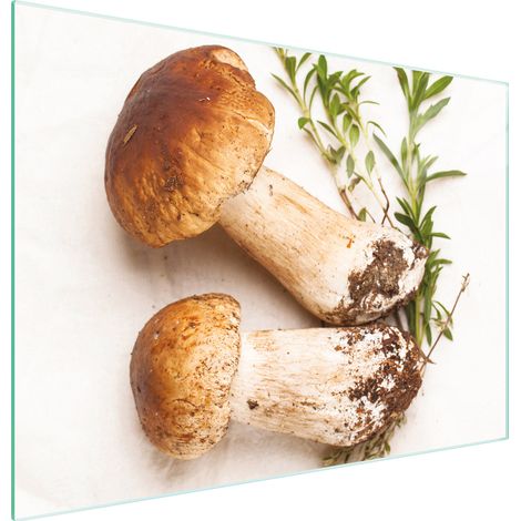 PLANCHE À DÉCOUPER EN VERRE 30x22 CHAMPIGNONS (1/5)