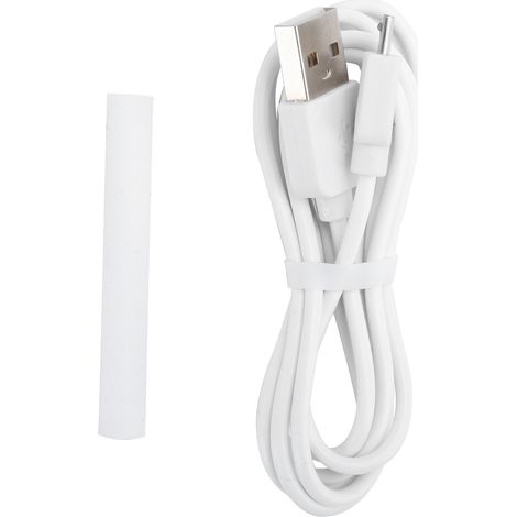 Humidificateur suspendu à double anneau, mini atomiseur de bureau à brume avec lumière colorée blanche (1/5)