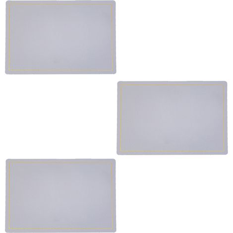 3 sets de table, en cuir, imperméables, lavables, antidérapants, pour salle à manger et cuisine (1/5)