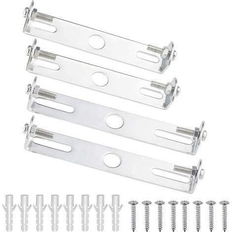 BUNTHAUS (80mm)10pcs plafonnier plafonnier support lumineux fixation support plaque de suspension à lustre à la terre avec vis pour la maison de bureau au plafond