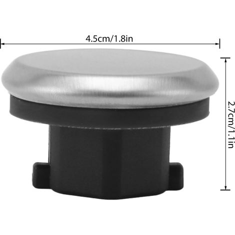 Ortviai Couvre-lame étanche en acier inoxydable pour mixeur Monsieur Cuisine – protection robuste et hygiénique (1/4)