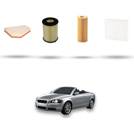 Kit tagliando 4 filtri compatibile con Volvo C70 II 2.4 Diesel 120kw Dal 2007 (1/5)