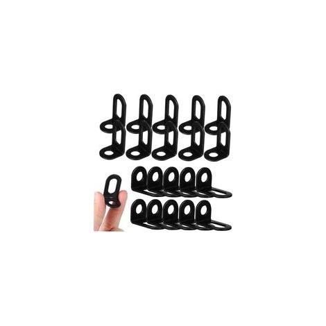 Équerres D'angle En Fer l 90° Supports D'étagères Robustes Pour Meubles Menuiserie Montage 20 Pièces Usage Armoires Commodes Renforcements Structure Bois (1/4)