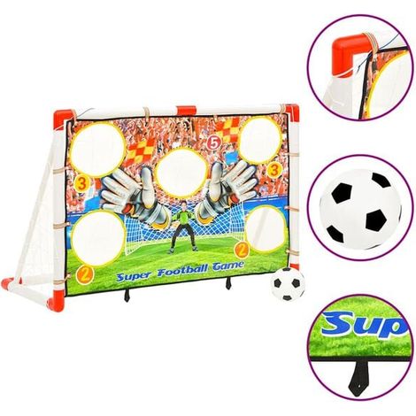 But de football pour enfants, avec panneau, dimensions 120 x 51 x 77,5 cm (1/5)