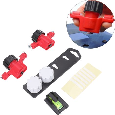 Accu Mount Tools – Positionierwerkzeug ohne Messfunktion, Schrauben- und Bohrwerkzeug mit Wasserwaage und Bohrschablone (1/5)