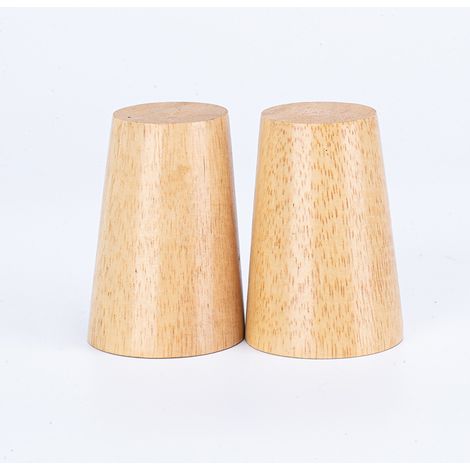 Pieds de meuble en bois (4 pièces, 12 cm) - Pieds de lit - Pieds de table basse (1/3)