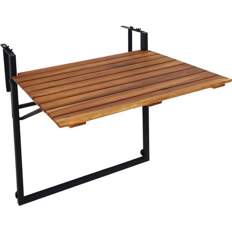 [GEBRAUCHT] B-Ware Klapptisch Vinto Outdoor Tisch Latten-Optik 57x43cm belastbar und (1/2)