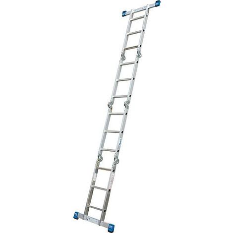 Echelle universelle articulee H de travail 3,85 - 5,75m 4x4 Echelons (1/5)