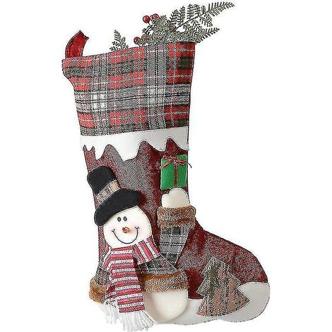 Chaussettes de Noël, sac cadeau, décorations de Noël, bonbons, pendentif (1/5)