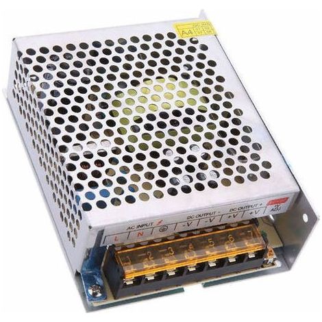 Convertisseur de tension,Alimentation Transformateur De Tension, Ca 110V / 220V a Dc 12V 10A, 120W (1/3)