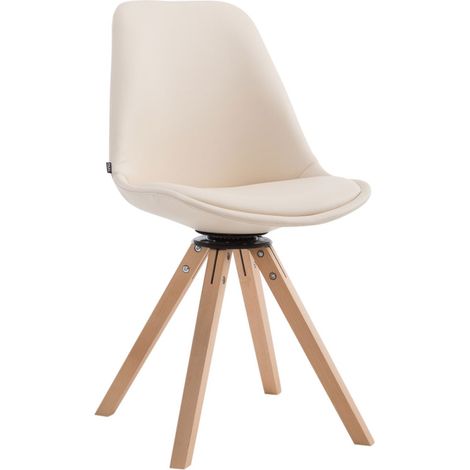 Besucherstuhl Calais square natura creme (1/5)