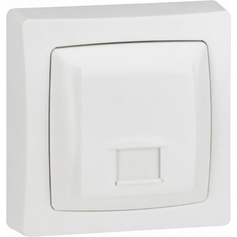 Prise Numéris/Internet pour moulures 12,5 mm